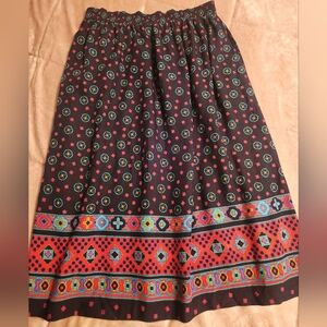 Vintage 1970s–80s Lavissa Made in USA Skirt With Pockets Size S/M